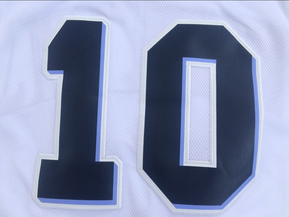 NCAA Villanova University No. 10 Donte DiVincenzo White Jersey