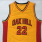 NCAA Oak Hill High School No. 22 Anthony Yellow Premium Mesh Jersey