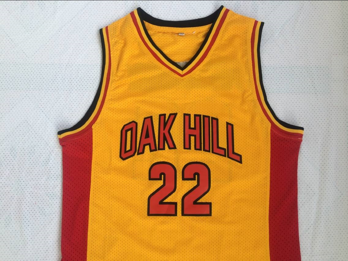 NCAA Oak Hill High School No. 22 Anthony Yellow Premium Mesh Jersey