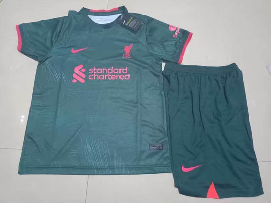 2022/2023 Liverpool Third Away Soccer Jersey 1:1 Thai Quality Kids Size