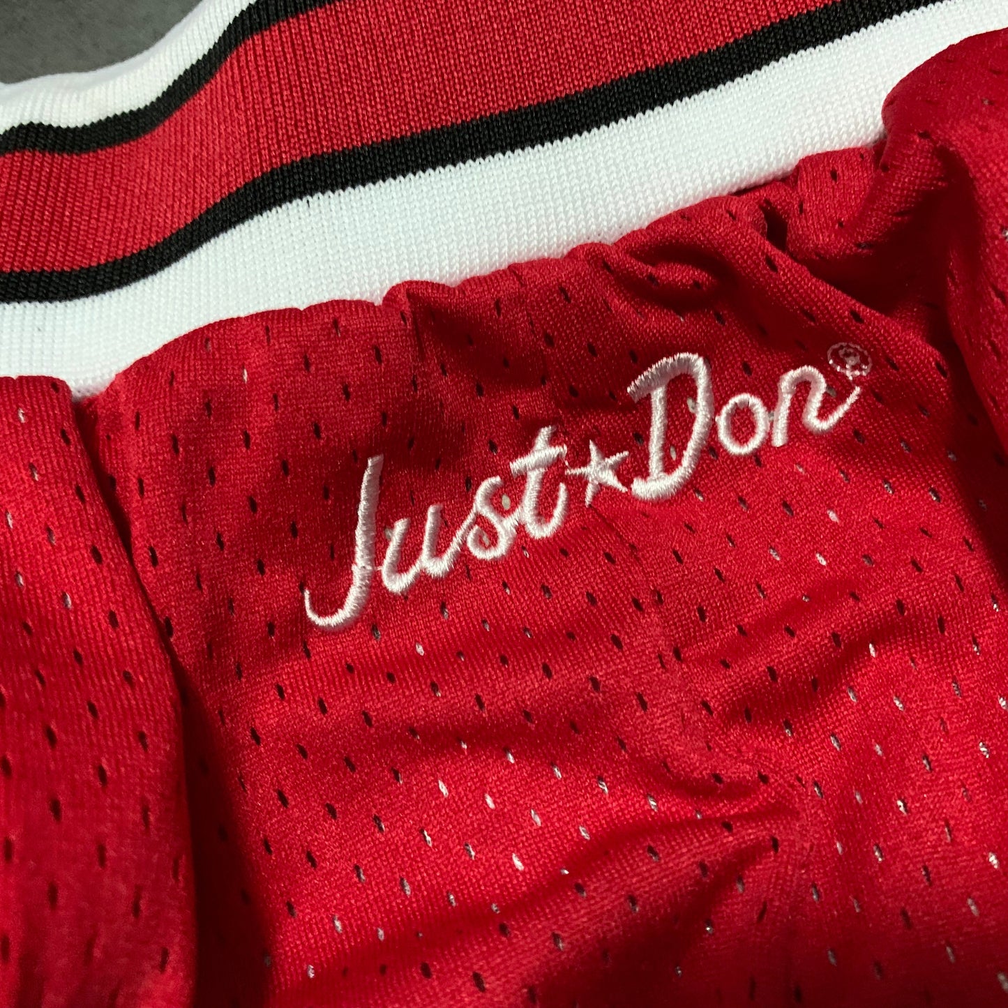 Chicago Bulls JUST DON shorts red