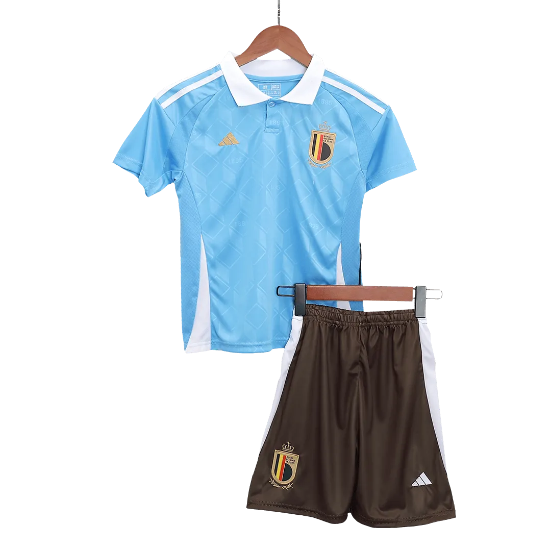 BELGIUM EURO AWAY SOCCER KIDS KIT 2024