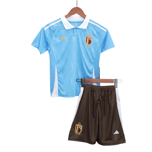 BELGIUM EURO AWAY SOCCER KIDS KIT 2024