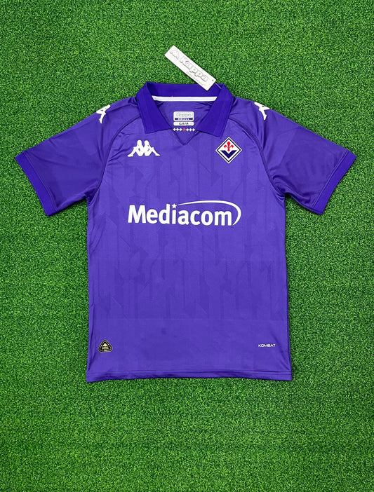 24-25 Fiorentina Home Fan Edition Embroidered Jersey