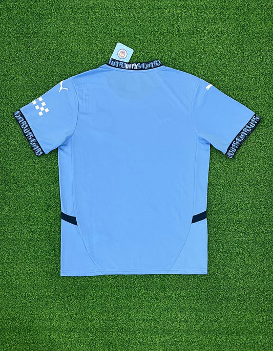 2425 Manchester City Home jersey Embroidered Fan Edition