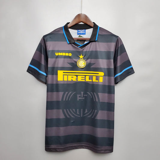 1997/1998 Retro Internazionale Milan Away Football Jersey 1:1 Thai Quality