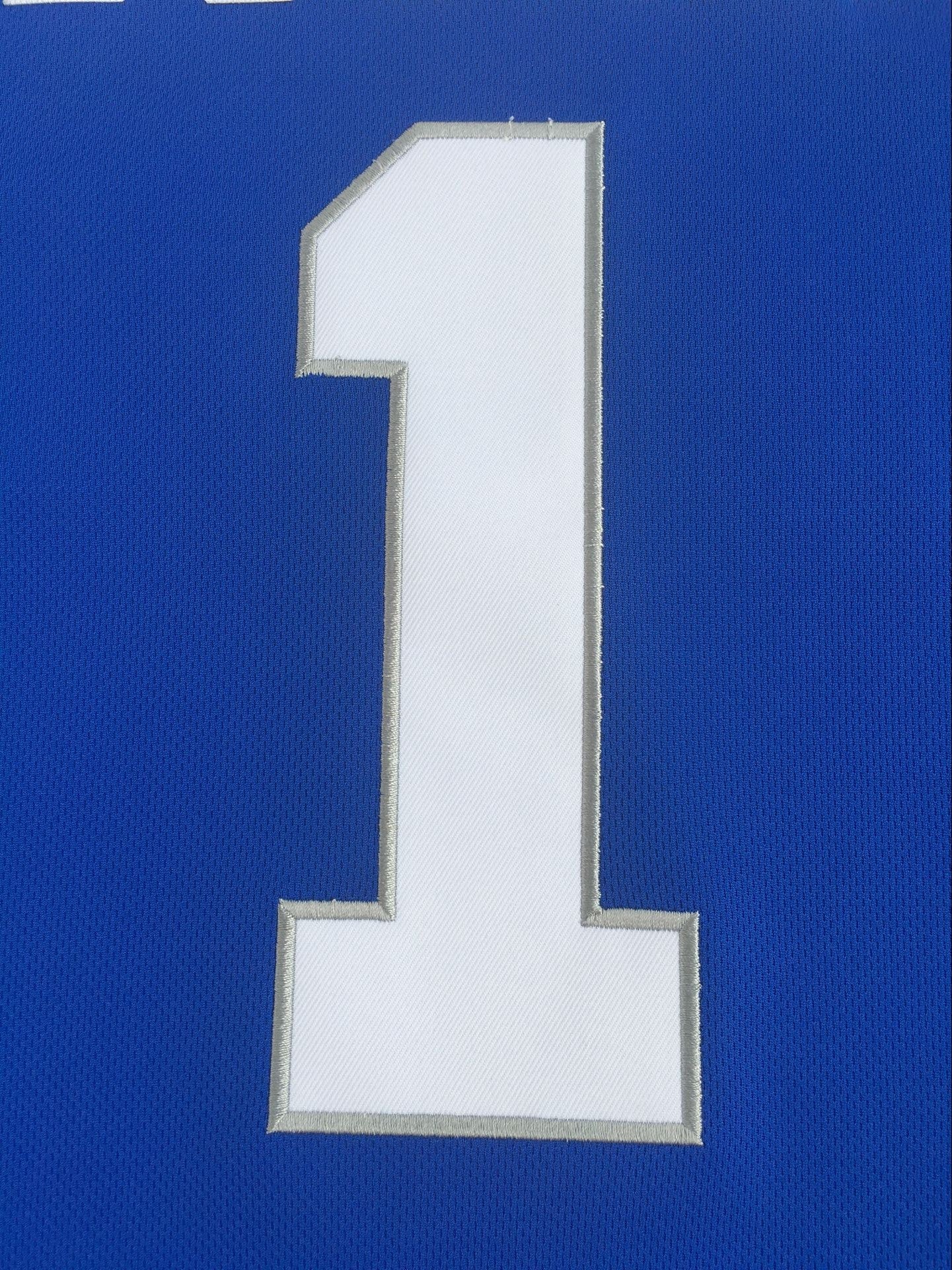 NCAA Kentucky No. 1 Booker Blue University Embroidered Jersey