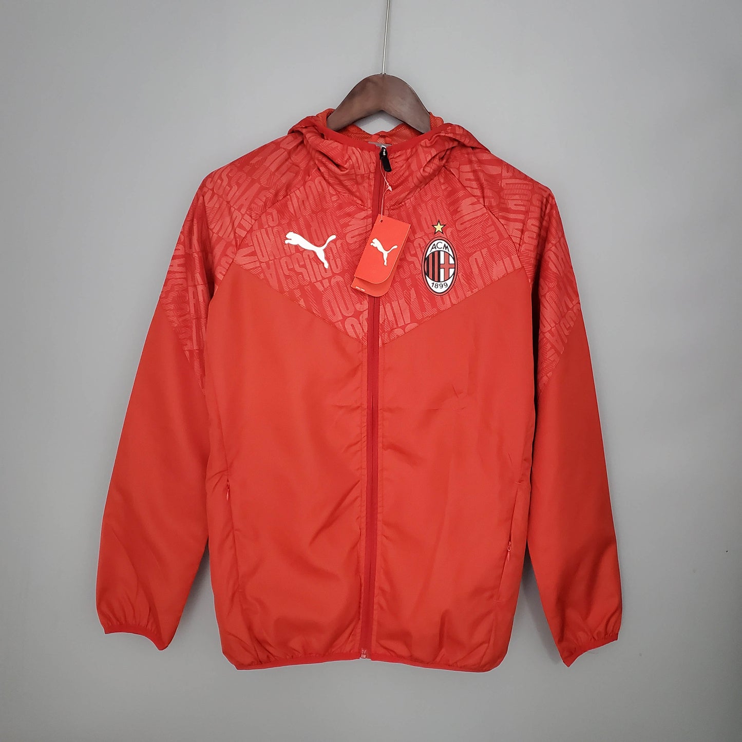 2021/2022 Windbreaker Football Jersey AC Milan Red 1:1 Thai Quality