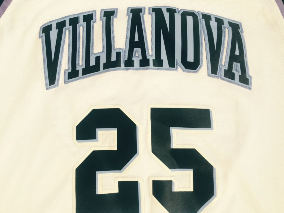 NCAA Villanova University No. 25 Mikal Bridges White Jersey