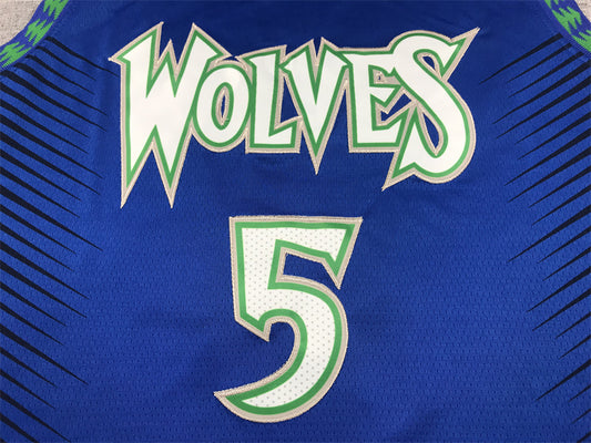 Timberwolves #5 Blue City Edition Jersey