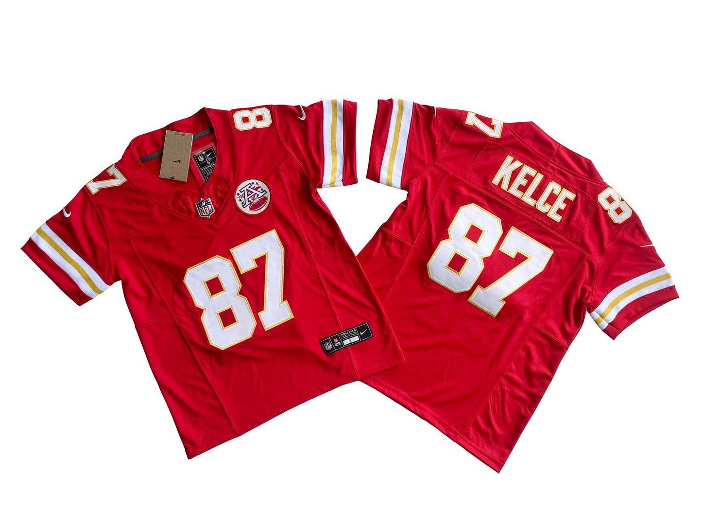 Kansas City 87# Travis Kelce Youth Nike Vapor F.U.S.E. Limited Jersey