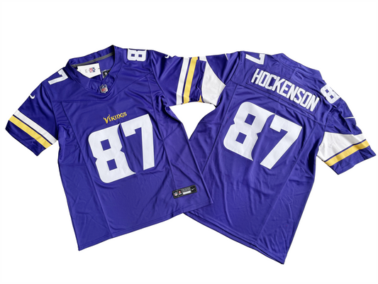 Minnesota Vikings 87# T.J. Hockenson  Vapor F.U.S.E. Limited Jersey