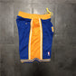 Golden State Warriors JUST DON joint retro shorts blue