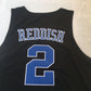 NCAA Duke University No. 2 Cam Reddish Black Embroidered Jersey