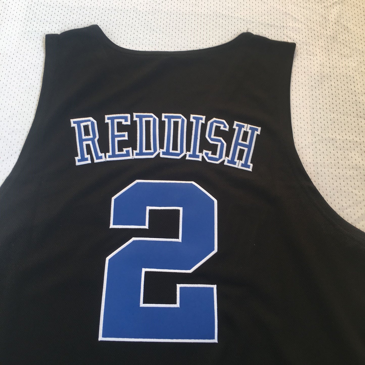 NCAA Duke University No. 2 Cam Reddish Black Embroidered Jersey