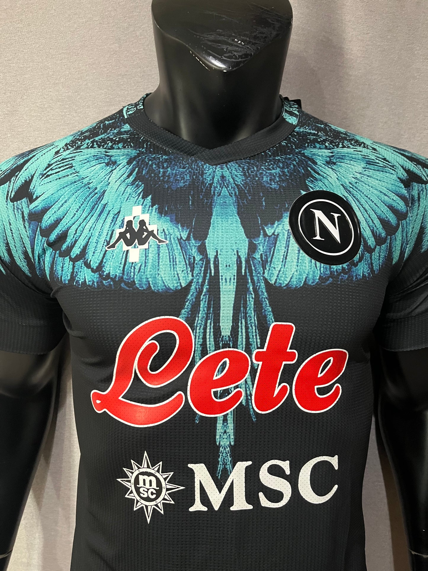 2024-25 Player Edition Napoli Black Co-branded Jersey