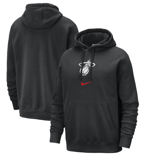 Miami Heat  2023/24 City Edition Essential Club Pullover Hoodie - Black