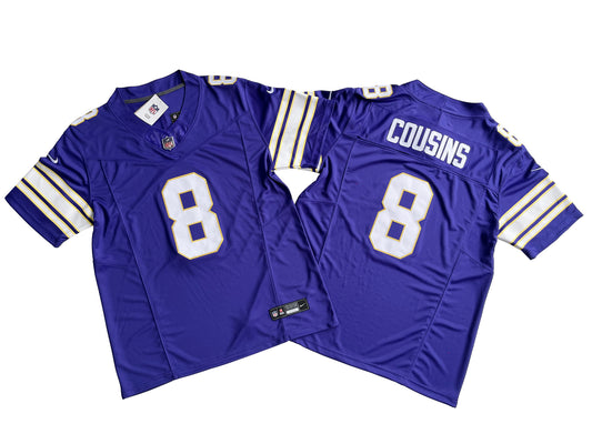 Minnesota Vikings 8# Kirk Cousins  Vapor F.U.S.E. Limited Jersey