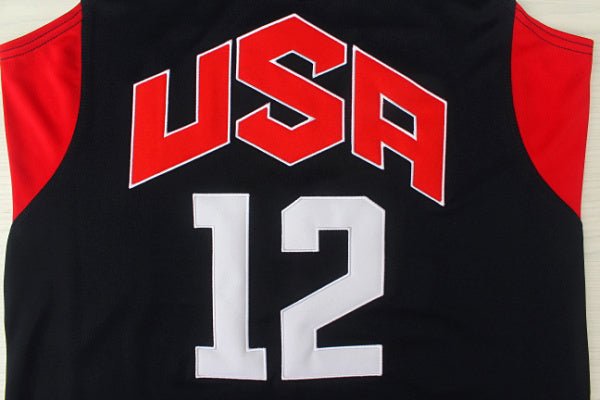 2012 American Dream Team No. 12 Harden Blue Embroidered Jersey