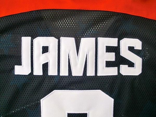 2012 American Dream Team No. 6 James Blue Embroidered Jersey