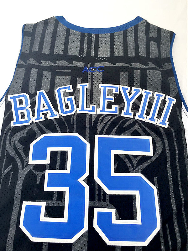 NCAA Duke University No. 35 Marvin Bagley III black embroidered jersey