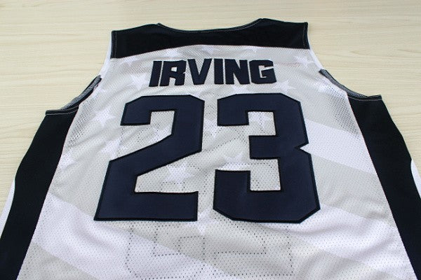 2012 American Dream Team No. 23 Irving White Embroidered Jersey