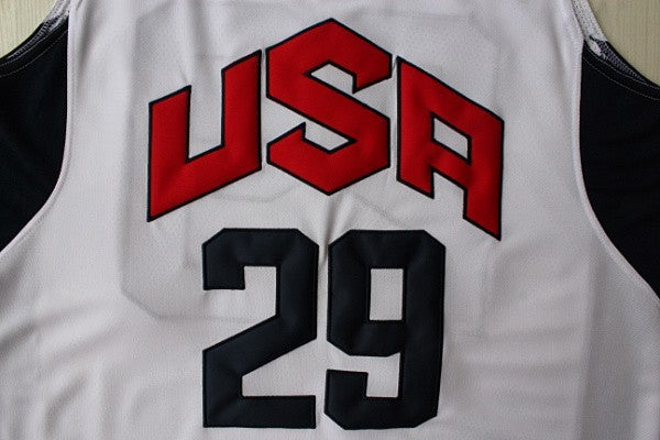 2012 American Dream Team No. 29 George White Embroidered Jersey