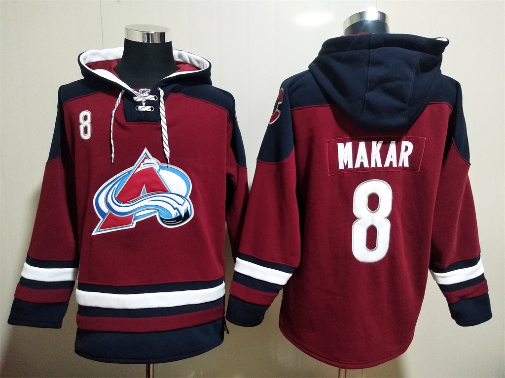 Colorado Avalanche Hoodie #8 MAKAR