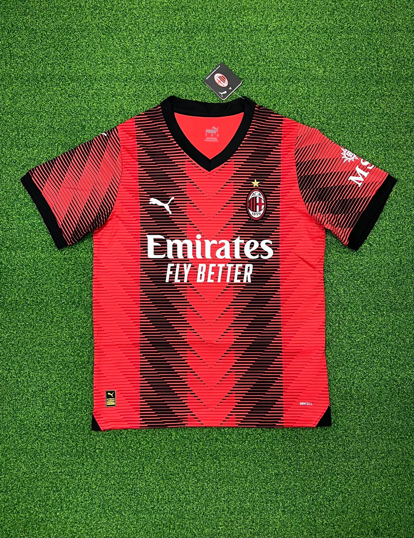 2425 AC Milan Authentic Home jersey Embroidered Fan Edition