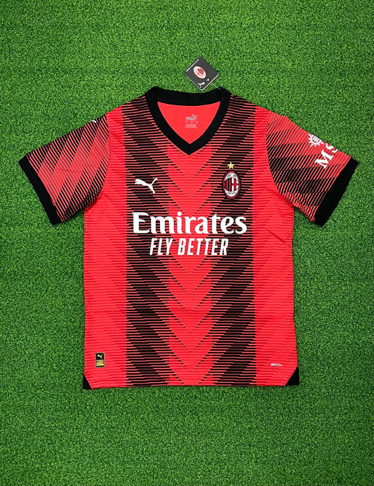 2425 AC Milan Authentic Home jersey Embroidered Fan Edition