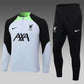 2023/2024 Liverpool Half-Pull Training Suit Grey Jersey 1:1 Thai Quality