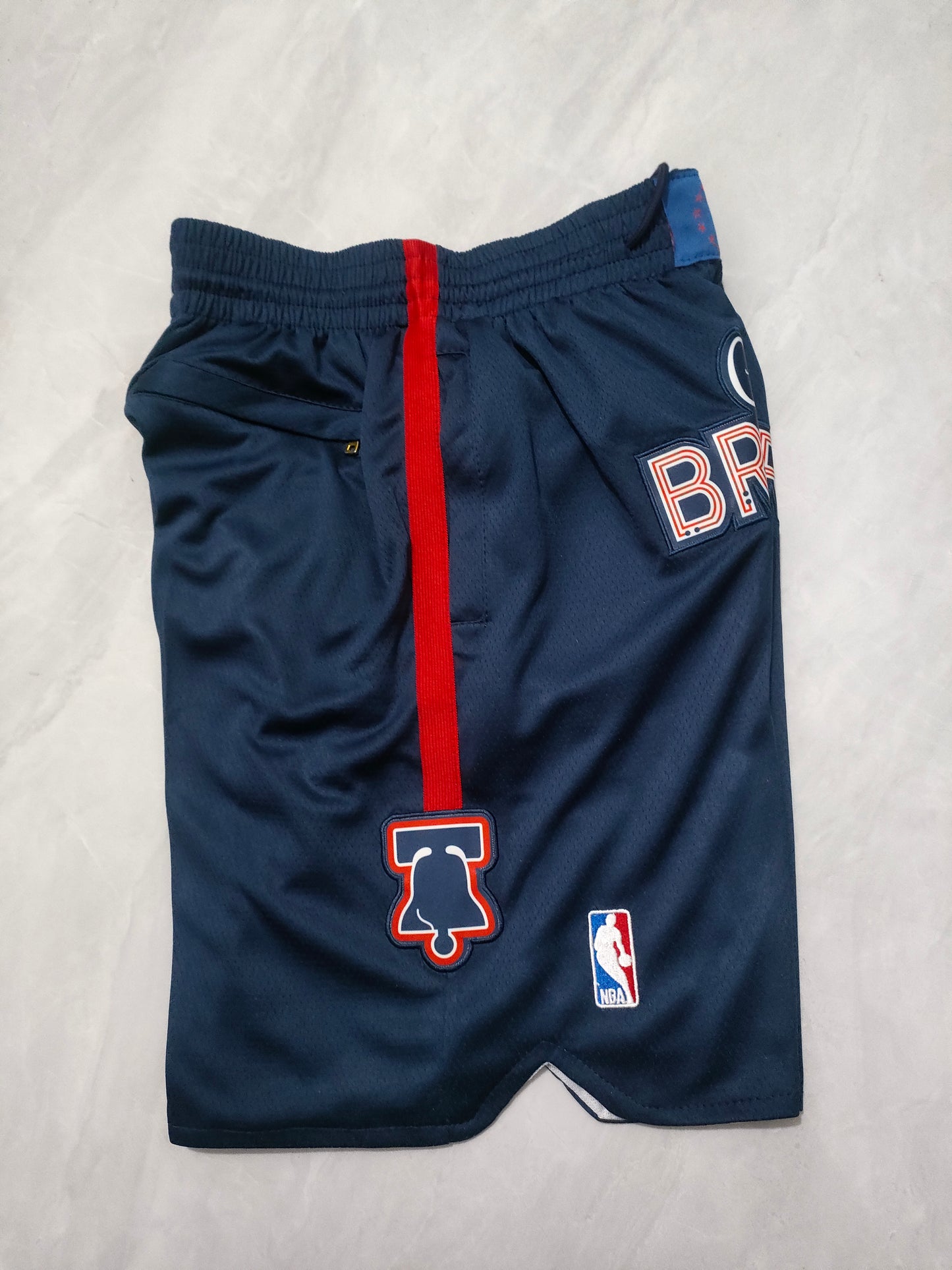 76ers dark blue 24-style pocket shorts