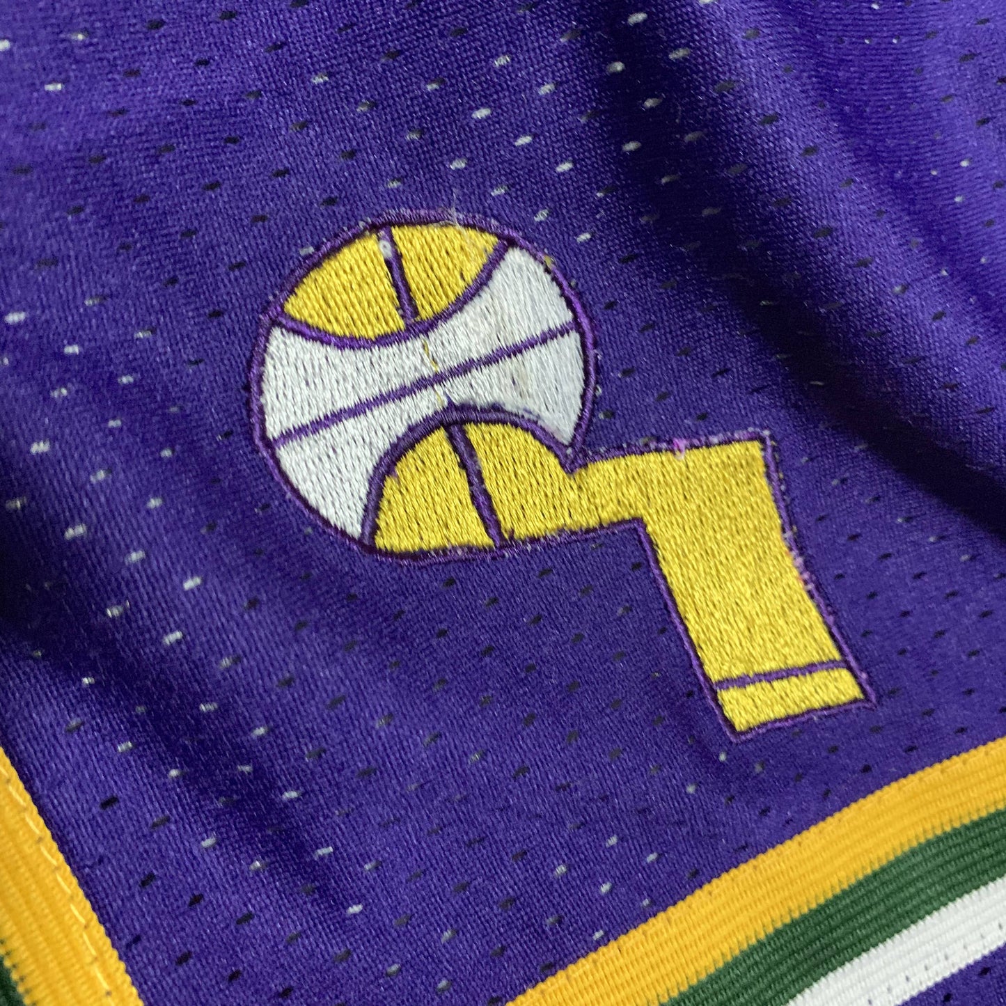 Utah Jazz JUST DON joint shorts purple