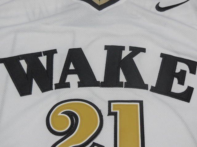 NCAA Wake Forest University No. 21 Duncan White Jersey