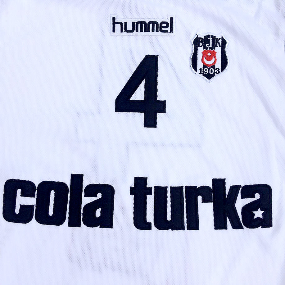 Iverson Turkish League No. 4 White Embroidered Jersey