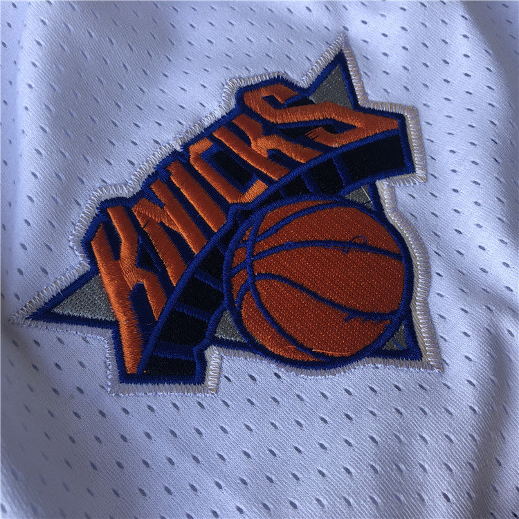 New York Knicks JUST DON co-branded shorts-white shorts