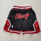 Chicago Bulls black one-piece pocket pants