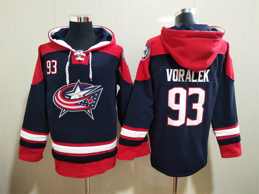 Columbus Blue Jackets Hoodie #93 VORACEK