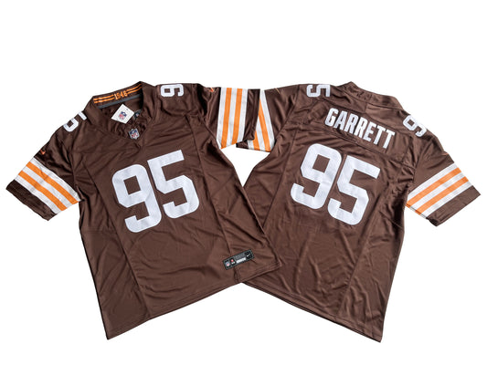 Cleveland Browns 95# Myles Garrett Brown Vapor F.U.S.E. Limited Jersey