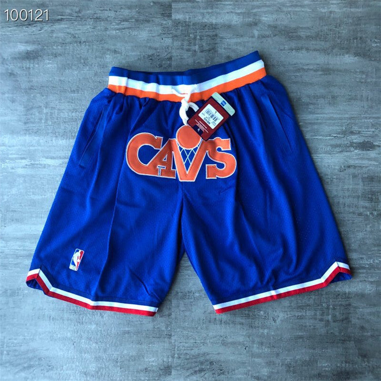 Cleveland Cavaliers JUST DON co-branded shorts-blue