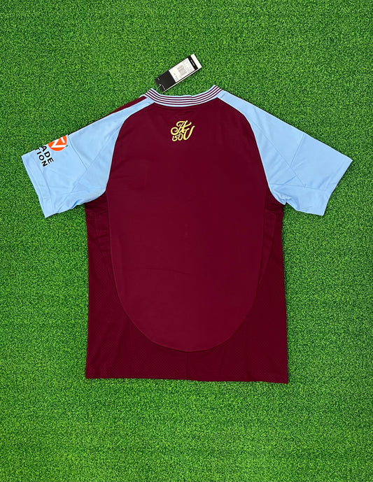 24-25 Aston Villa Home Fan Edition Embroidered Jersey