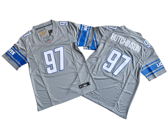 Detroit Lions 97# Aidan Hutchinson  Vapor F.U.S.E. Limited Jersey