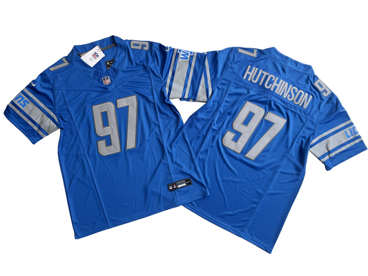 Detroit Lions 97# Aidan Hutchinson  Vapor F.U.S.E. Limited Jersey