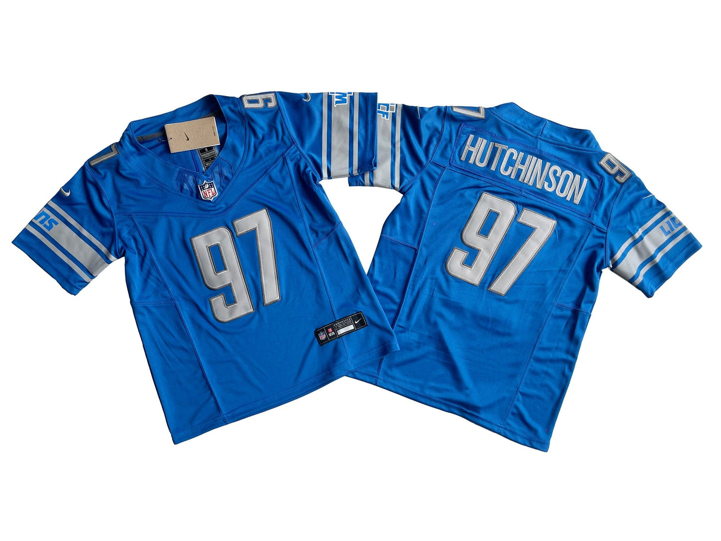 Youth Detroit Lions 97# Aidan Hutchinson Nike Vapor F.U.S.E. Limited Jersey