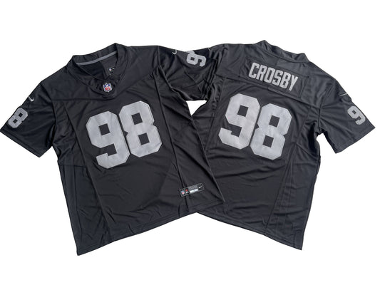 Las Vegas Raiders 98# Maxx Crosby  Vapor F.U.S.E. Limited Jersey