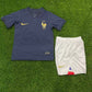 2022 FIFA World Cup France Home Football Shirt Kids Size