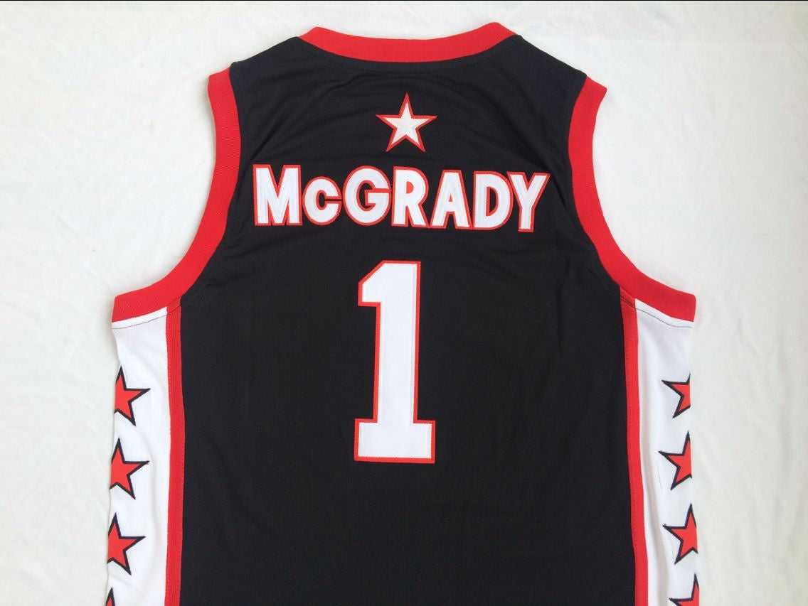 NCAA Mount Zion Christian College No. 1 McGrady Black University Edition Jersey