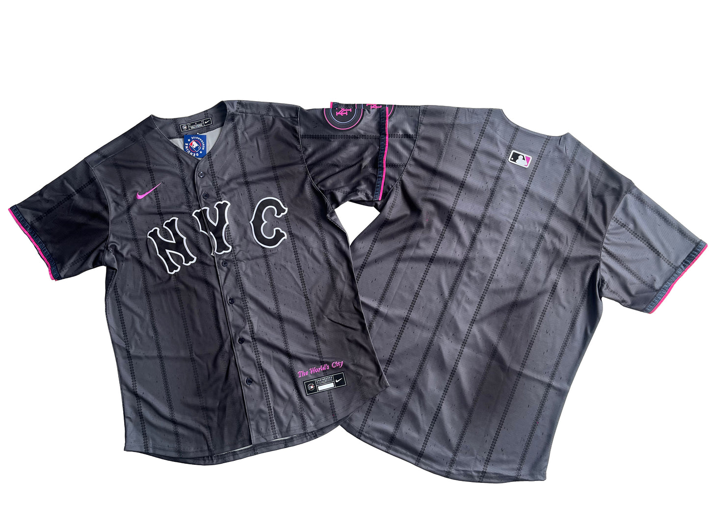 Men's New York Mets Graphite 2024 City Connect Limited Jersey