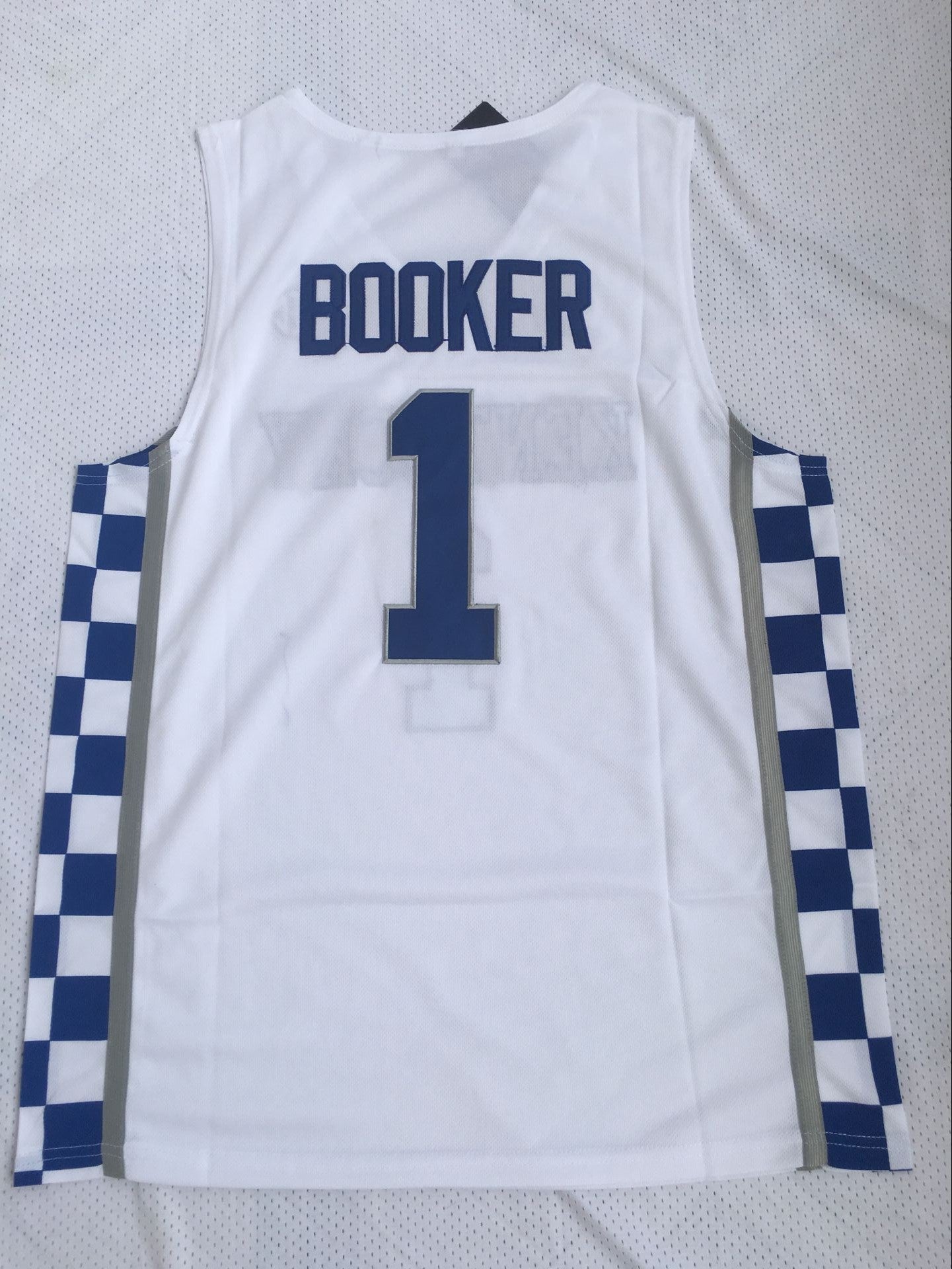 NCAA Kentucky No. 1 Booker White University Embroidered Jersey