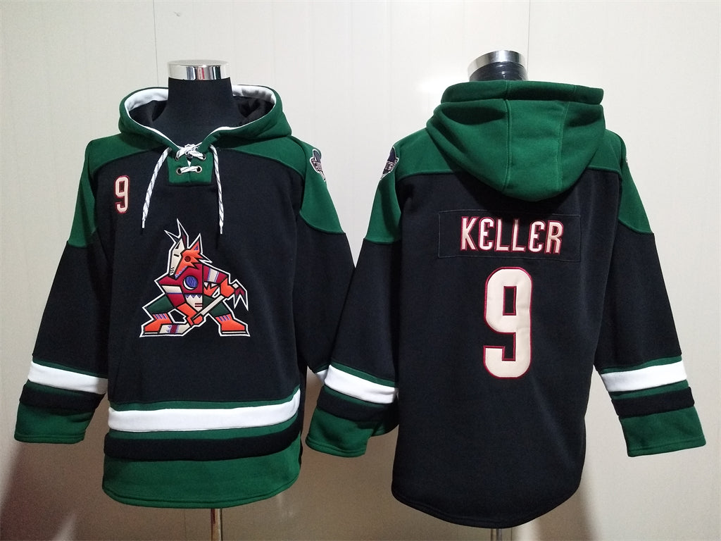 Arizona Coyotes Hoodie #9 KELLER(Black)